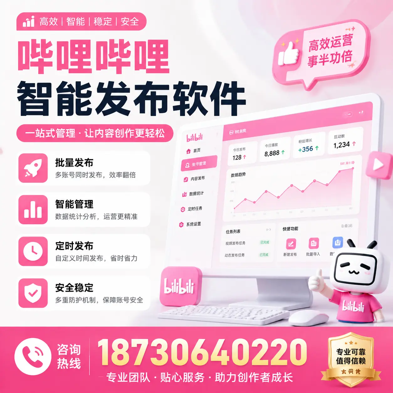 如何评估哔哩哔哩智能发布软件的ROI？柳州 企业必读